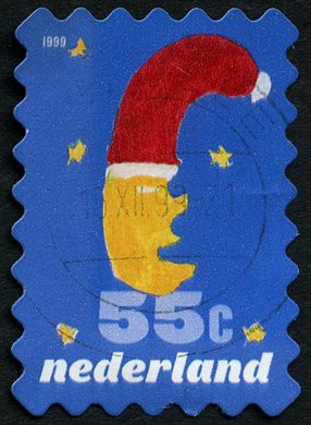 Paises Baixos - 1999 - Selo de Dezembro - 55C