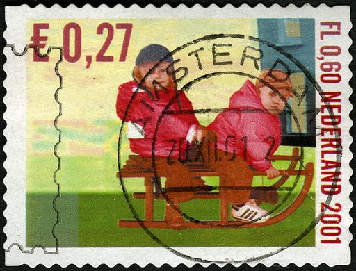 Paises Baixos - 2001 - Decemberzegels Hobbelpaard - 0.27Euro
