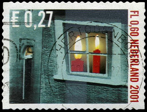 Paises Baixos - 2001 - Decemberzegels Kaarsen - 0.27Euro