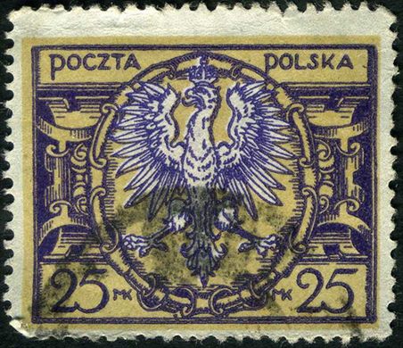 Polonia - 1921 - Definitiva - Aguia - 25Mk