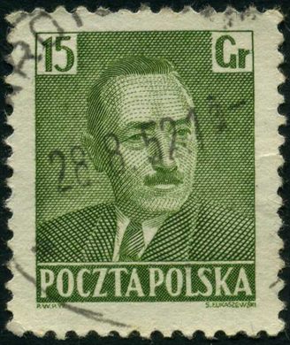 Polonia - 1950 - Bierut Presidente - 25Gr