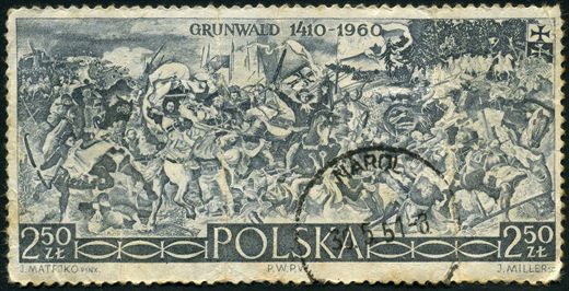 Polonia - 1960 - Grunwald 1410 1960 - Batalha segundo Matejko - 2.50Zl