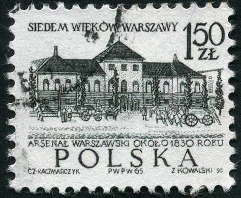 Polonia - 1965 - Sete Seculos de Varsovia - Arsenal de Varsovia c1830 - 1.50Zl