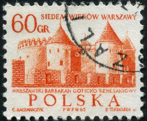 Polonia - 1965 - Sete Seculos de Varsovia - Barbacana - 60Gr