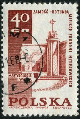 Polonia - 1968 - Martirologia e Luta - Zamosc Rotunda - 40Gr
