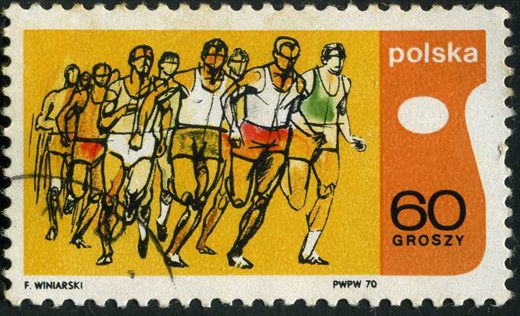 Polonia - 1970 - Desporto - Corredores - 60Gr