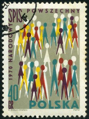 Polonia - 1970 - Censo Nacional Geral - Populacao - 40Gr