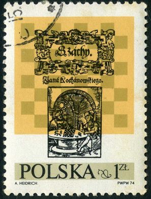 Polonia - 1974 - Festival Xadrez Lublin - Szachy de Jan Kochanowski - 1Zl
