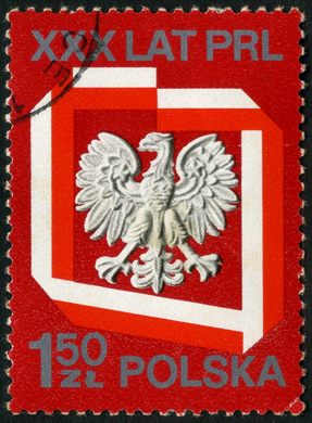 Polonia - 1974 - 30 Anos PRL - Aguia e Bandeira - 1.50Zl