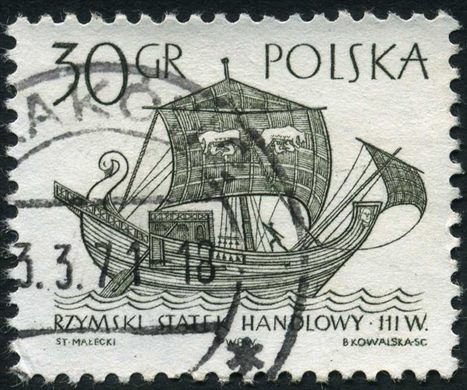 Polonia - Sem Data - Navios Historicos Statek Handlowy XVw - 70Gr