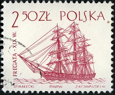 Polonia - Sem Data - Navios Historicos Dar Pomorza - 20Zl