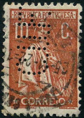 Portugal - 1912-1931 - Ceres Perfin - 10C