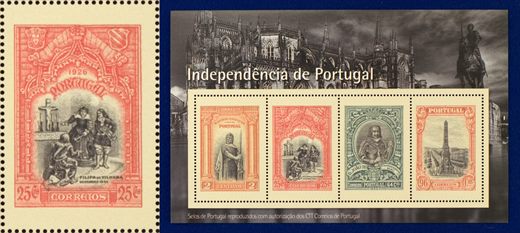 Portugal - 1926 - Independencia de Portugal - Filipa de Vilhena - 25C
