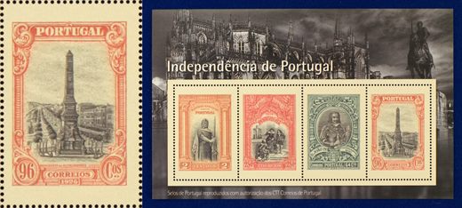 Portugal - 1926 - Independencia de Portugal - Monumento aos Restauradores - 96C