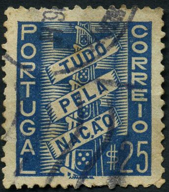 Portugal - 1935 - Tudo pela Nacao - 0Esc25