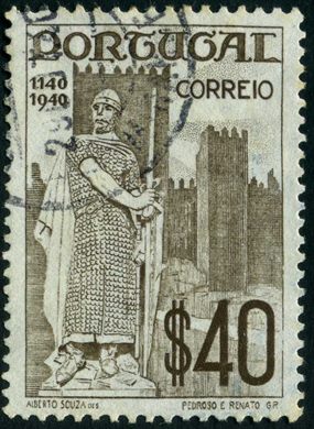 Portugal - 1940 - Centenarios 1140 1940 - D Afonso Henriques - 0 40