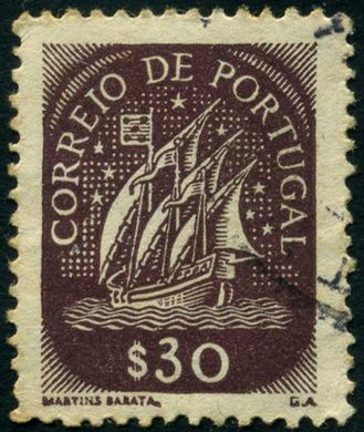 Portugal - 1943 - Caravela - 30C