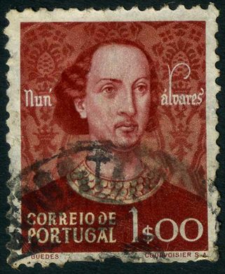 Portugal - 1949 - Casa de Aviz - Nuno Alvares - 1Esc