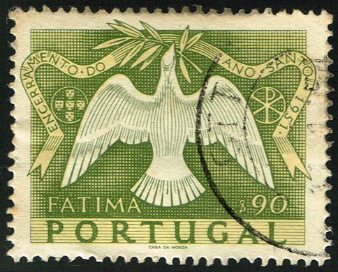 Portugal - 1951 - Encerramento do Ano Santo - Espirito Santo - 0 90Esc