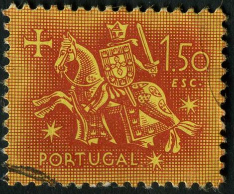 Portugal - 1953 - Selo de Autoridade do Rei D Dinis - 1Esc50