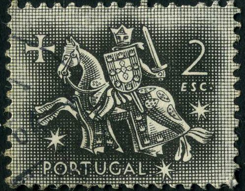 Portugal - 1953 - Selo de Autoridade do Rei D Dinis - 2Esc00