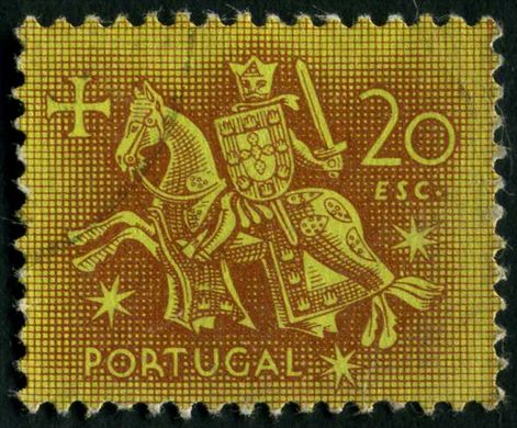 Portugal - 1953 - Selo de Autoridade do Rei D Dinis - 20Esc00