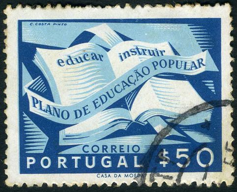 Portugal - 1954 - Plano de Educacao Popular - 50C
