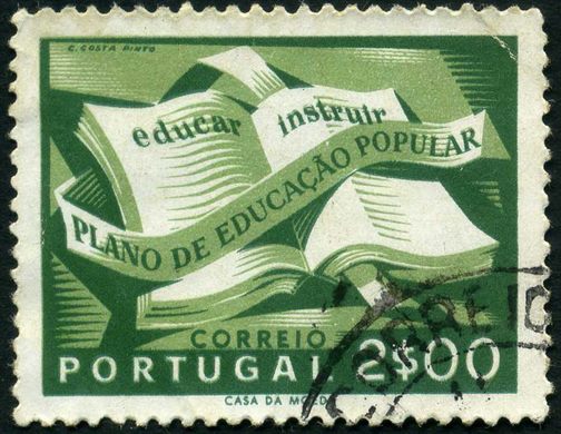 Portugal - 1954 - Plano de Educacao Popular - 2Esc