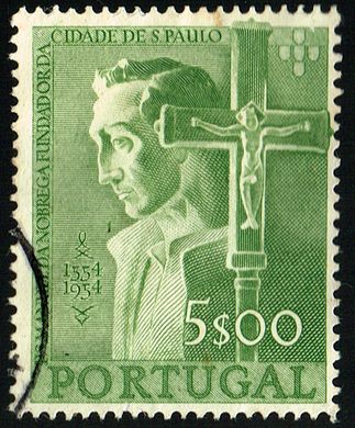 Portugal - 1954 - Fundacao S Paulo - Pe Manuel da Nobrega - 5Esc00