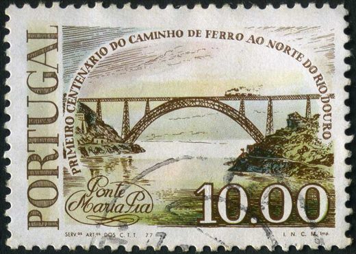 Portugal - 1956 - Primeiro Centenario do Caminho de Ferro ao Norte do Rio Douro - 10Esc