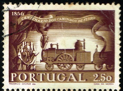 Portugal - 1956 - Centenario dos Caminhos de Ferro - 2Esc50
