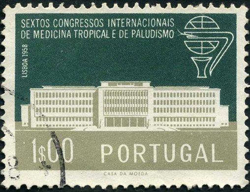 Portugal - 1958 - Congressos Medicina Tropical e Paludismo - 1Esc00