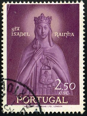 Portugal - 1958 - Rainha Santa Isabel e Sao Teotonio - 2.50