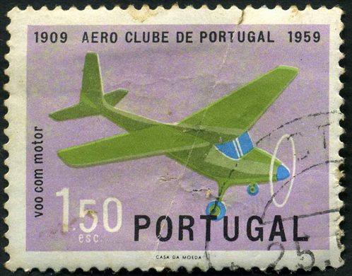 Portugal - 1959 - Aero Clube de Portugal 50 Anos - 1Esc50