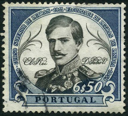 Portugal - 1959 - Centenario Curso Superior de Letras - 6Esc50