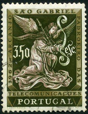 Portugal - 1962 - Arcanjo Sao Gabriel Padroeiro das Telecomunicacoes - 3 50