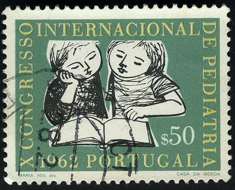 Portugal - 1962 - X Congresso Internacional de Pediatria - Criancas a Ler - 0Esc50