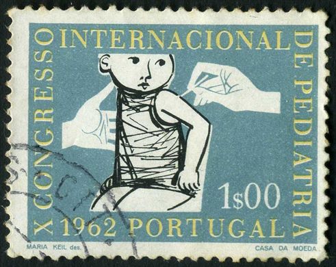 Portugal - 1962 - X Congresso Internacional de Pediatria - Crianca Examinada - 1Esc