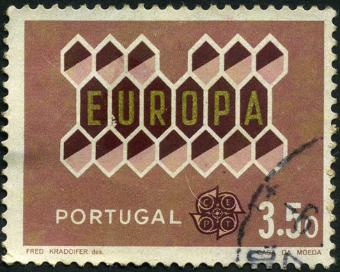 Portugal - 1962 - Europa CEPT Favo de mel - 3Esc50