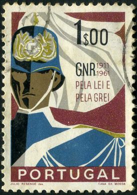 Portugal - 1962 - Cinquentenario da GNR - 1Esc00
