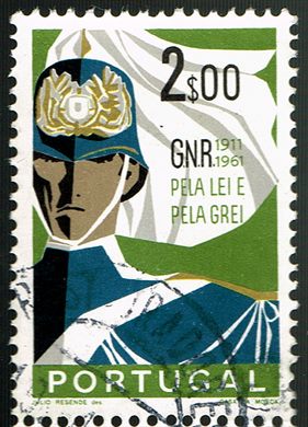 Portugal - 1962 - Cinquentenario da GNR - 2Esc00