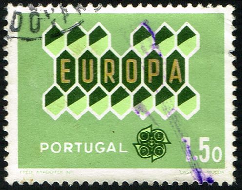 Portugal - 1962 - Europa CEPT Favo de mel - 1Esc50
