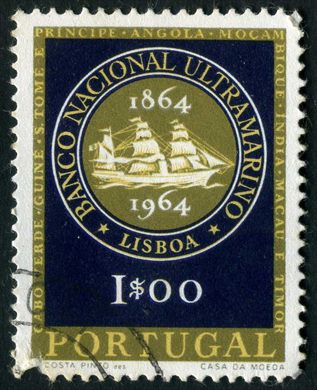 Portugal - 1964 - Banco Nacional Ultramarino Centenario - 1Esc