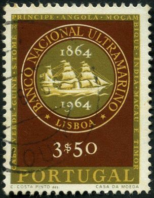 Portugal - 1964 - Banco Nacional Ultramarino Centenario - 3Esc50