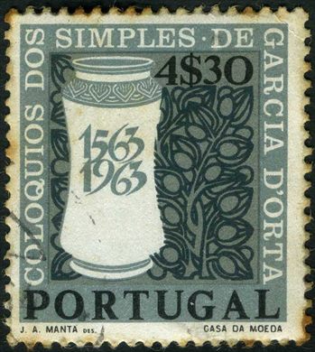 Portugal - 1964 - Coloquios dos Simples Garcia da Orta - 4Esc30