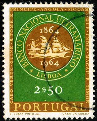 Portugal - 1964 - Banco Nacional Ultramarino Centenario - 2Esc50