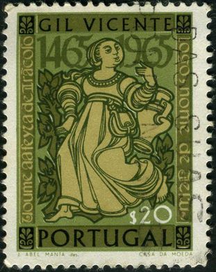 Portugal - 1965 - Gil Vicente 500 Anos - 20C
