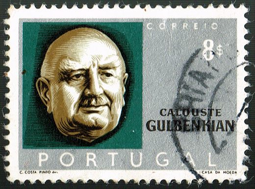 Portugal - 1965 - Calouste Gulbenkian - 10 Aniv Morte - 8Esc