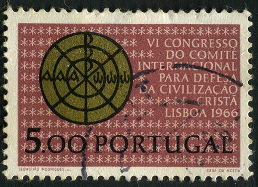 Portugal - 1966 - VI Congresso Defesa Civilizacao Crista - 5 00Esc