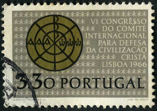 Portugal - 1966 - VI Congresso Defesa Civilizacao Crista - 3 30Esc